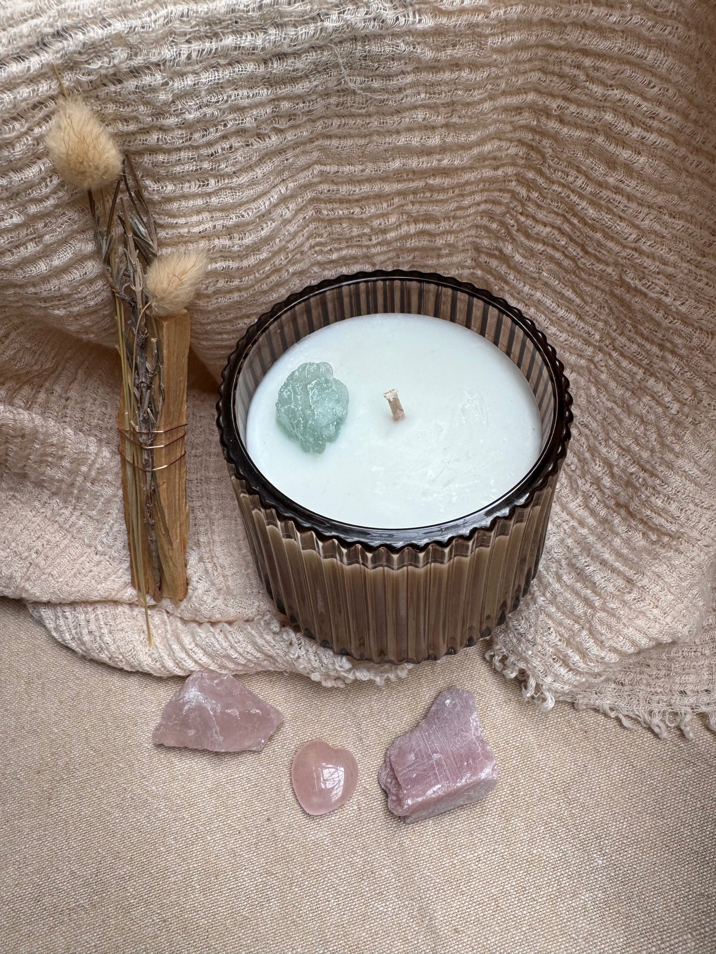 Linen Flute Glass